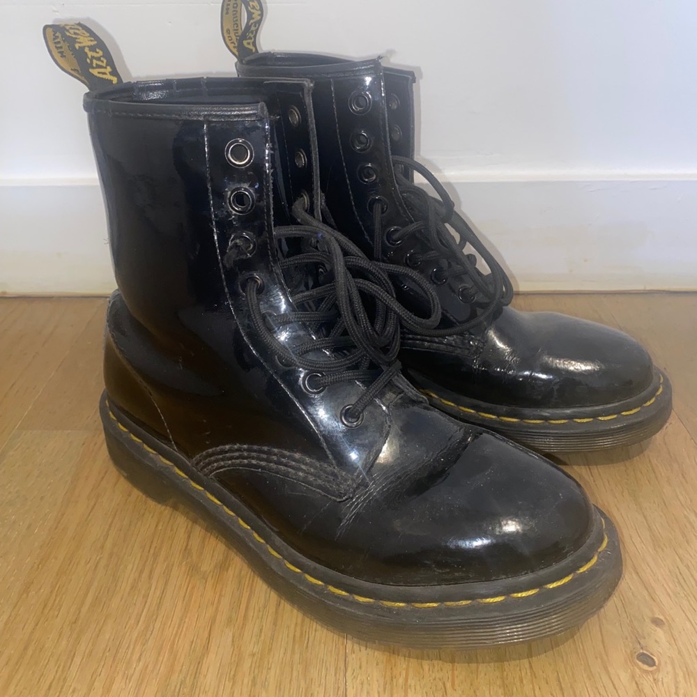 Patent leather Doc Martens
